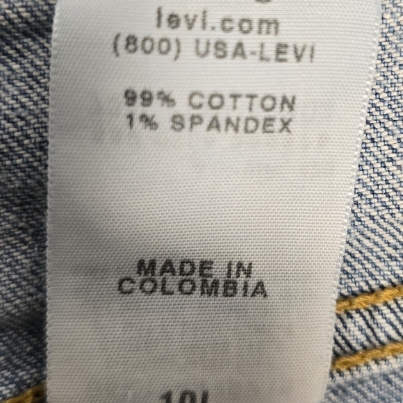 Levi’s 735 Bootcut Jeans Women 32x32 Light Wash Stretch Cowgirl Western Denim559 - Picture 8 of 10